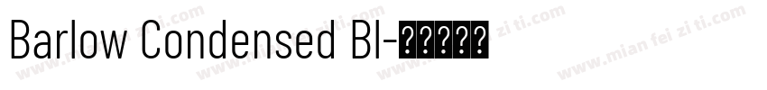 Barlow Condensed Bl字体转换